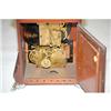 Image 2 : MAHOGANY BRACKET CLOCK - 8-DAY CLOCK W/ BRASS