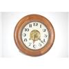 Image 1 : ROUND 8-DAY GALLERY CLOCK - ROUND WOODEN WALL