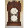 Image 1 : WATERBURY CALENDAR SHELF CLOCK #43 - WALNUT G