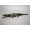 Image 2 : RARE HAMPSHIRE ART POTTERY ALLIGATOR - 11" HI