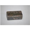 Image 1 : RUSSIAN DECORATED SILVER SNUFF BOX - 2 1/4" R