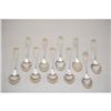 Image 1 : (10) STERLING SILVER TEASPOONS - (4) WHITNEY
