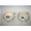 Image 2 : ART POTTERY CREAMER & OPEN SUGAR BOWL - FANTA