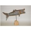Image 1 : FOLK ART BRASS FISH SCULPTURE - HOLLOW BODIED