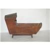 Image 1 : 19TH CENT. HALF HOODED CRADLE - DOVETAILED WA
