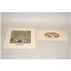 Image 1 : (2) FRENCH COLORED ENGRAVINGS OF WOMEN: (1) "