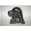 Image 1 : 7 1/2" SILASSI? INUIT STONE CARVING - DARK ST