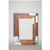 Image 2 : TRAMP FOLK ART PICTURE FRAME - 19TH CENT. VIC