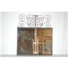 Image 1 : CUSTOM PAINTED WROUGHT IRON MIRROR - MID 20TH