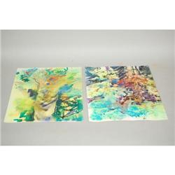 (4) CHARLES DE FEO WATERCOLORS ON PAPER - (4)