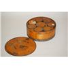 Image 2 : ROUND VICTORIAN BANDED SPICE BOX SET - 19TH C