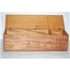 Image 2 : LARGE LOW PINE STORAGE CHEST - EARLY 20TH CEN
