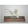 Image 2 : (2) METAL SCULPTURES OF FISHERMEN - (2) 20TH