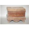 Image 1 : 19TH CENT. LIFT TOP BOX FOOTSTOOL - PRIMITIVE