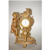 Image 1 : 20TH CENT. GILT METAL FIGURAL CLOCK - NEW HAV