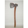 Image 2 : 19TH CENT. BROWN SIGNED BROAD AXE - 19TH CENT
