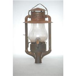 DIETZ PIONEER TIN STREET LAMP - 19TH-EARLY 20