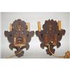 Image 2 : PR. GILT CARVED WOOD CANDLE SCONCES - PR. 20T