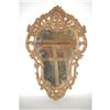 Image 1 : GILT CARVED WOOD MIRROR - 20TH CENT. CONTINEN