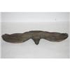 Image 2 : LARGE FOLK ART CARVED WOODEN EAGLE - 20TH CEN