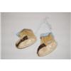 Image 2 : INUIT ESKIMO FUR CHILDS BOOTIES - EARLY 20TH