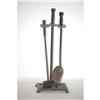Image 1 : PEERLESS CAST IRON FIREPLACE TOOL SET - CAST
