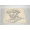Image 1 : PENCIL SKETCH OF CLASSICAL MALE BUST - SKETCH