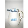 Image 2 : DECORATED BLUE & WHITE STONEWARE PITCHER - 19