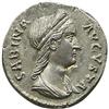 Sabina, moglie di Adriano (deceduta nel 137 d.C.) Denario.