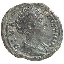 Faustina madre, moglie di Antonino Pio (deceduta nel 141 d.C.) Asse.