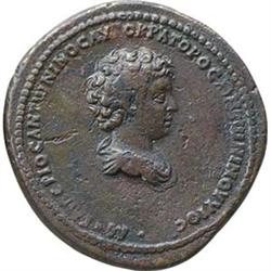 Galerio Antonino e Faustina madre AE 29 mm., zecca greca incerta.