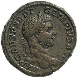 Geta (209,212) Sesterzio.