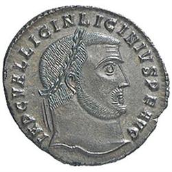 Licinio I (308-324) Follis, Heraclea.