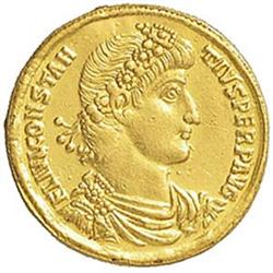 Costanzo II (337-361) Solido, Antiochia.