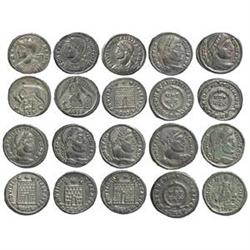 Costantino e i suoi figli Lotto di 10 follis da classificare, di qualit eccezionale.