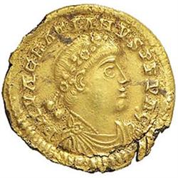 Graziano (367-383) Solido suberato, Treviri.