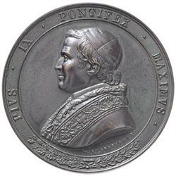 Bologna  Pio IX (1846-1878) Medaglia 1857 emessa dall'universitv di Bologna per la visita del Papa.