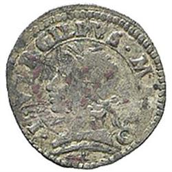 Mantova  Federico II (1519-1540) Sesino con testa di Virgilio a sinistra e Pegaso