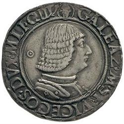 Milano  Galeazzo Maria Sforza (1466-1476) Testone