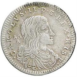 Napoli  Carlo II (1674-1700) 8 grani 1688
