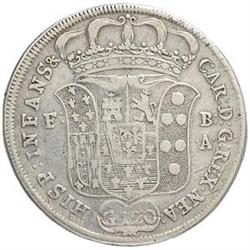Napoli  Carlo di Borbone (1734-1759) Piastra 1735