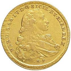 Napoli  Ferdinando IV (1759-1816). 6 ducati 1768