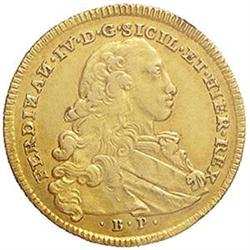 Napoli  Ferdinando IV (1759-1816). 6 ducati 1769