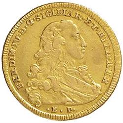 Napoli  Ferdinando IV (1759-1816). 6 ducati 1775