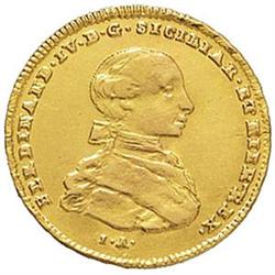 Napoli  Ferdinando IV (1759-1816). 4 ducati 1763