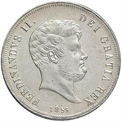 Napoli  Ferdinando II (1830-1859). Mezza piastra 1859