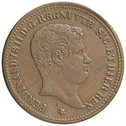 Napoli  Ferdinando II (1830-1859). 5 tornesi 1833 bordo liscio