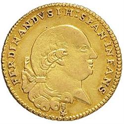 Parma  Ferdinando di Borbone (1765-1802). Mezza doppia 1789