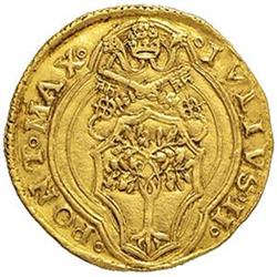 Roma  Giulio II (1503-1513). Doppio fiorino di camera