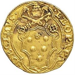 Roma  Leone X (1513-1521) Fiorino di camera